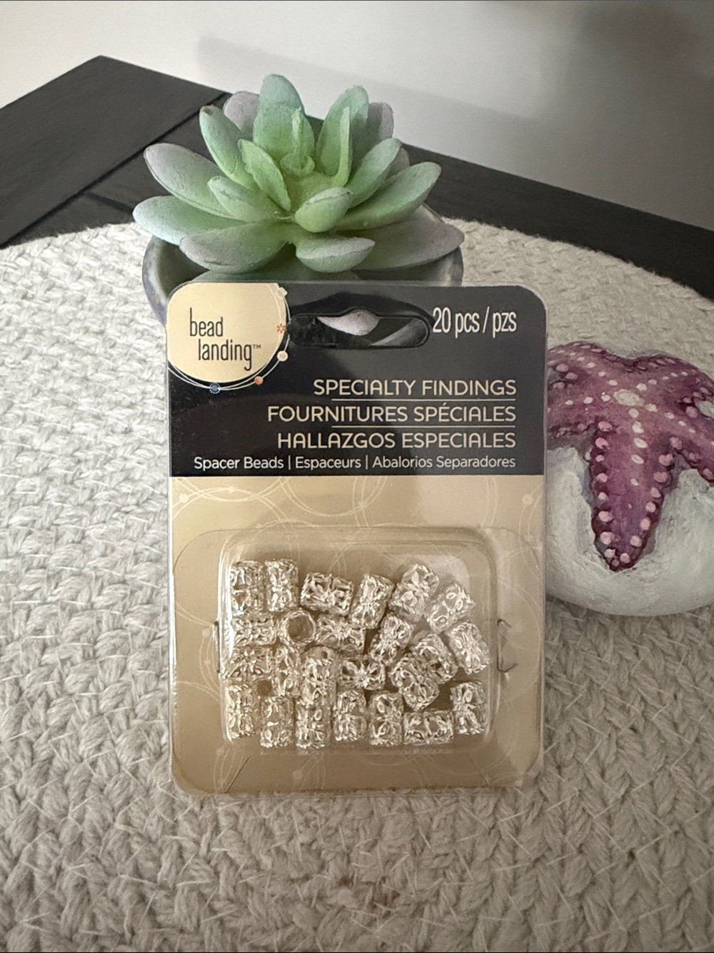 Bead Landing Silver Spacer Beads - Pack of 20
